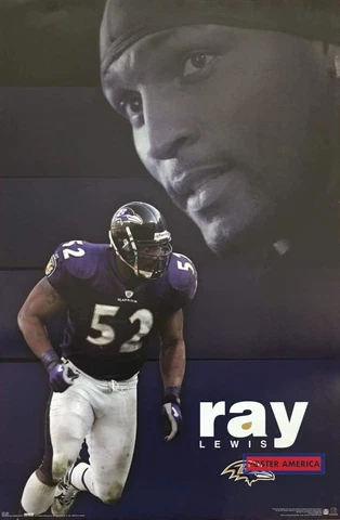 Ray Lewis Baltimore Ravens 2003 NFL Poster 22.5 x 34 Cover
