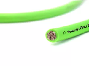 Cable de tierra eléctrico KnuKonceptz Kolossus Kandy verde OFC calibre 8 5' cobre AWG - Imagen 1 de 1