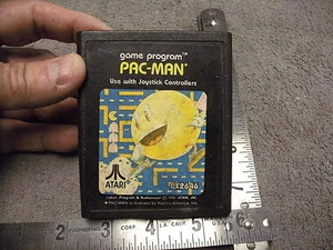Vintage Atari 2600 Spielprogramm Pac-Man 1981 Datum, JoyStick Spiel - Bild 1 von 5