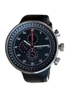 Nike Men's Heritage 45mm Chronograph Watch Leather WC9010 Ltd Ed 119/150 New Bat - Picture 1 of 10