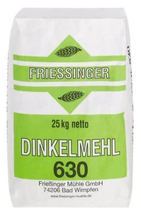 BIELMEIER Dinkelmehl T630 25kg Friessinger - Bild 1 von 7