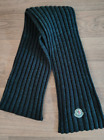 Moncler Sciarpa scarf mens long and narrow authenticated grey vgc