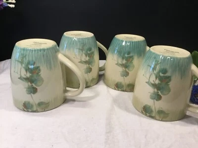 Pfaltzgraff GARDEN OF EDEN Cups/ Mugs 15 oz. Set Of 4! Retired Pattern! - Image 1 of 4