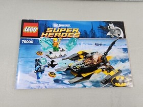 LEGO 76000: Arctic Batman vs. Mr. Freeze: Aquaman on Ice Instruction Book ONLY