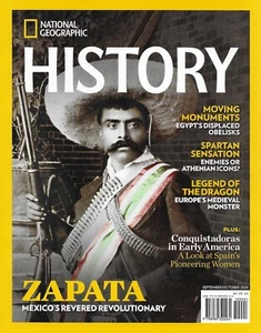 National Geographic History Sept Oct 2024 Zapata Mexico Egypt Sparta Dragon Conq - Picture 1 of 12