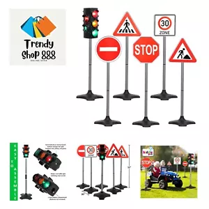 Traffic Light Toys for Kids with 5 Street Signs - Picture 1 of 6