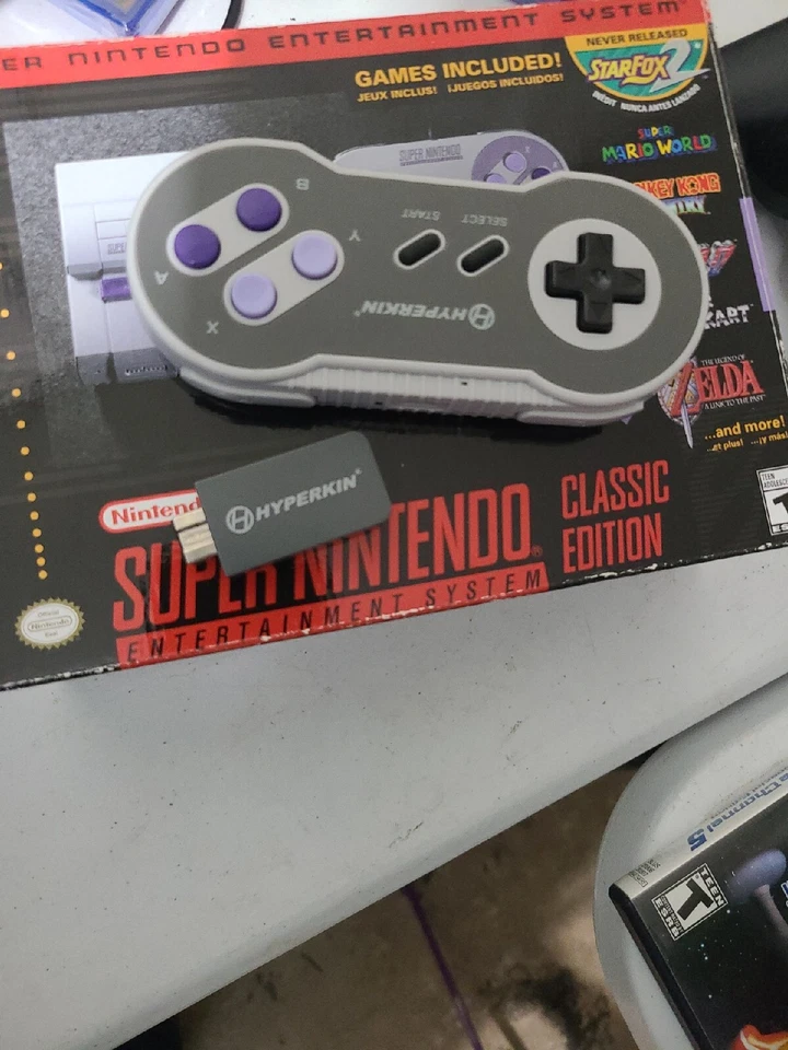 Nintendo  SNES Classic Edition Console - Gray With Extra Wireless Controller  - Image 1 of 1