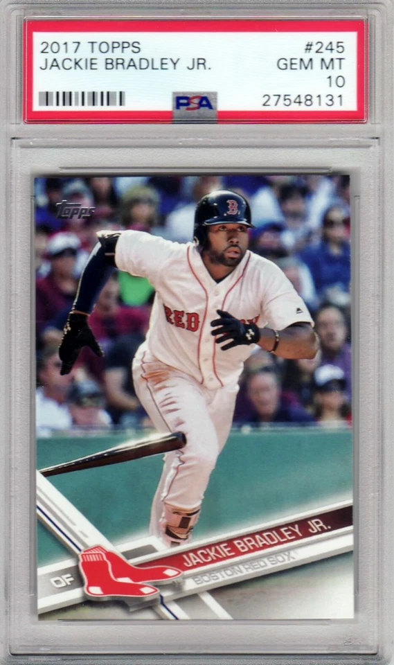 2017 Topps Baseball - Jackie Bradley Jr. - PSA 10 - #245 - Red Sox! - Image 1 of 1
