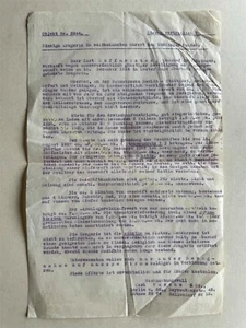 Brief 1927 Streng Vertraulich Oberhof Thüringen Schmalkalden Meiningen - Bild 1 von 2