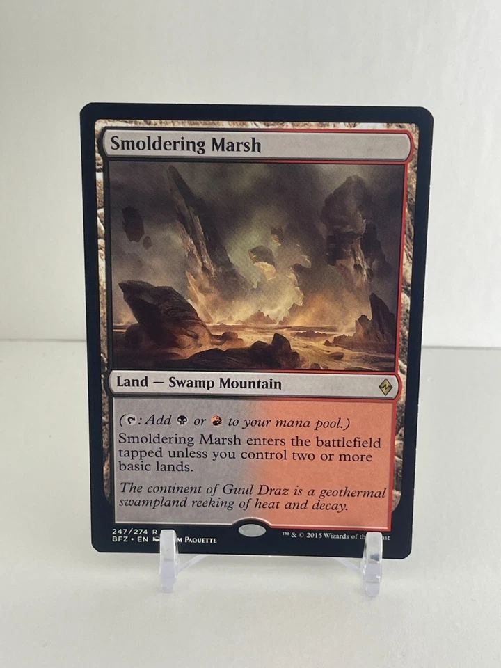 Smoldering Marsh | Battle for Zendikar 2015 - MTG Magic Cards - Image 1 of 1