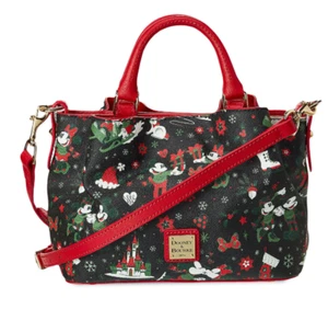 2017 Disney Dooney & Bourke Christmas Woodland Winter Crossbody Shoulder Bag NWT - Picture 1 of 9