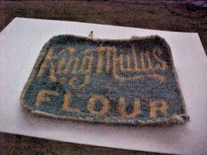 1930s King Midas Flour advvertising patch sign from Minneapolis Minnesota - Picture 1 of 2