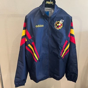 Adidas Spain 1996 Woven Track Jacket Night Indigo Asian Fit IT7753 - Picture 1 of 13