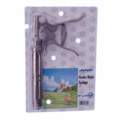 JORVET Henke Roux Syringe 50 cc Revolver Glass Barrel