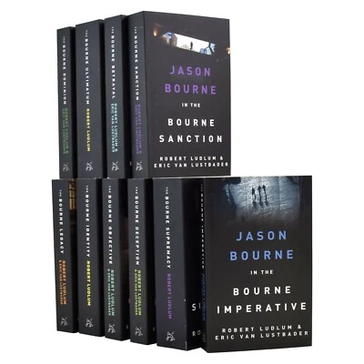 Jason Bourne Series 10 Books Set By Robert Ludlum & Eric Van - Adult - Paperback - Image 1 of 4