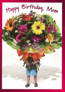 Cute HAPPY BIRTHDAY Card FOR MOM MOTHER, Love You A BUNCH of Flowers by RSVP +✉ - Picture 1 of 5