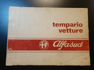 Alfa Romeo Alfasud 1.2 prima serie tempario riparazioni ed 6/1972 - Foto 1 di 5