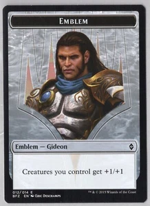 1x Gideon, Ally of Zendikar Emblem - Battle for Zendikar - Near Mint - Bild 1 von 1