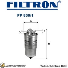 FUEL FILTER FOR AUDI FIAT SEAT VW ŠKODA MULTICAR A4 8EC B7 BKE BRB FILTRON