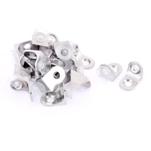 Base de ventosa soporte de estante de vidrio soporte de clip de fijación soporte 20 piezas con tornillos - Imagen 1 de 2