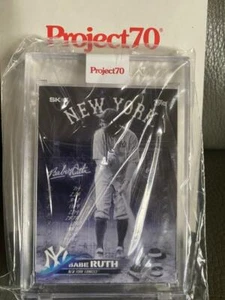 Topps Project70 Babe Ruth New York Yankees von DJ Skee #3 Baseballkarte in UK - Bild 1 von 2