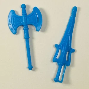 MOTU He-Man, Juego de Hacha de Batalla y Espada Azul Original De Colección Accesorio - Ver Desc - Imagen 1 de 6