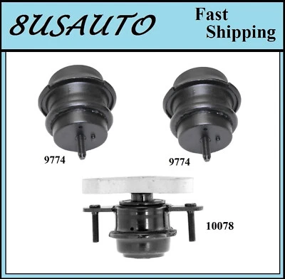 Montaje de motor y transmisión 3 piezas compatible con Infiniti M37 2011-2013, Q40 2015 sedán 3,7 L 2x2 Foto 1 de 4