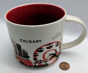 Starbucks Been There Series.CALGARY,Alberta.Coffee Mug 14oz 2017.CANADA.Limited - Picture 1 of 5