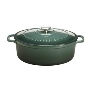 Cocotte ovale mélèze 33 cm fonte  41x26.5 cm - Imagen 1 de 2