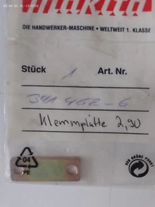 Makita 341462-6 / Klemmplatte - Bild 1 von 1