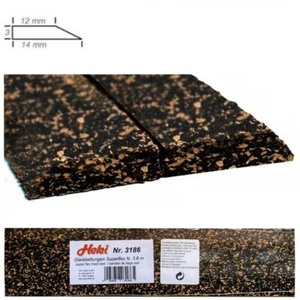 Ballast liège noir pour voie 3.60m -N 1/160- HEKI 3186 - Photo 1/1