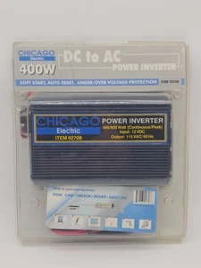 Chicago Inverter Elettrico da DC a AC 400w NUOVO SIGILLATO IN CONFEZIONE - Foto 1 di 2