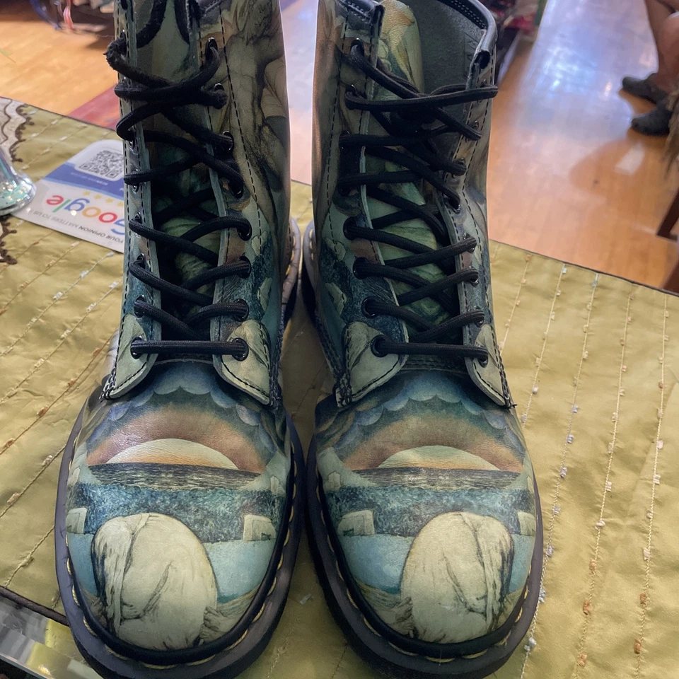 💫DOC Dr. Martens Tate Museum William Blake 1460 Botas UNISEX UK10, US 11, EU 45 Foto 1 de 4
