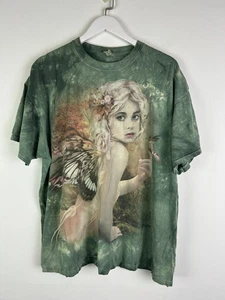 The Mountain Graphic T-Shirt Fairy Butterfly 2XL Plus Size XXL Tye Dye Tee AS IS - Picture 1 of 4