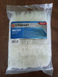 Jobsmart 1000 Stück 6 Zoll und 8 Zoll Kabelbinder - Bild 1 von 1