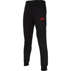 Asics Tech Mens Joggers Black Sweatpants Soft Knit Gym Workout Training Pants - Picture 1 of 2