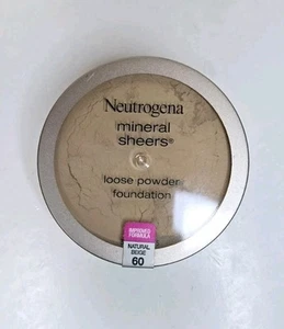 Neutrogena Mineral Sheers Loose Powder Foundation Natural Beige 60 New - Picture 1 of 3