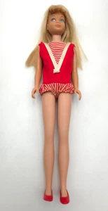 Vintage 1963 Skipper Puppe (Barbie's Little Sister) blonder Badeanzug & Schuhe #0950 - Bild 1 von 5