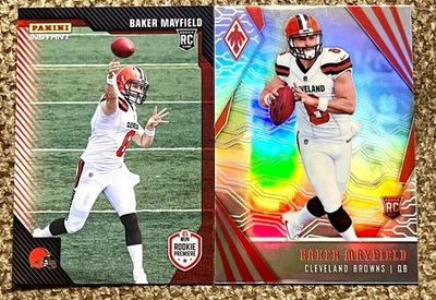 BAKER MAYFIELD RC📈SSP/587 Sliver Holo Mayfield Rookie🔥BAKER PREMIER RC👀💎 - Image 1 of 4