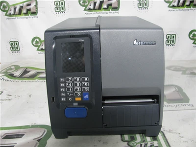 Intermec PM43 Industrial Label Printer WiFi Ethernet Tested Functional Ports - Image 1 of 4