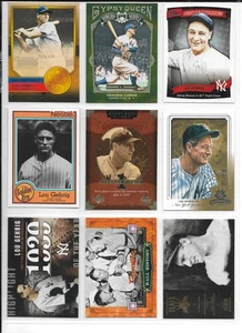 ENORME LOTE DE 75 TARJETAS LOU GEHRIG 60 DIFERENTES a NY YANKEES - Imagen 1 de 1
