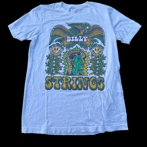 Billy Strings Tee Shirt Adult S Weed Marijuana Pot Leaf Trippy Rare Stains* - Picture 1 of 8
