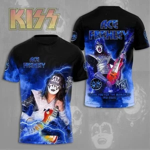 Band Ace Frehley Signatures 3D Full Size Shirt Unisex - Bild 1 von 3