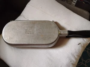 Vintage Super Maid Aluminum Folding Hinged Omelet Or Fish Pan 17"x5” - Bild 1 von 5