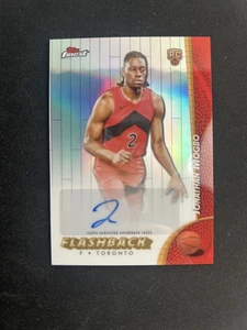 Jonathan Mogbo 2024-25 Topps Finest Rookie Auto Flashback Rifrattore DC - Foto 1 di 2
