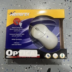 2002 Memorex PS/2 3 Button opticalMouse 800 dpi NEW IN OPEN BOX.#3202-2376 B4 - Picture 1 of 4