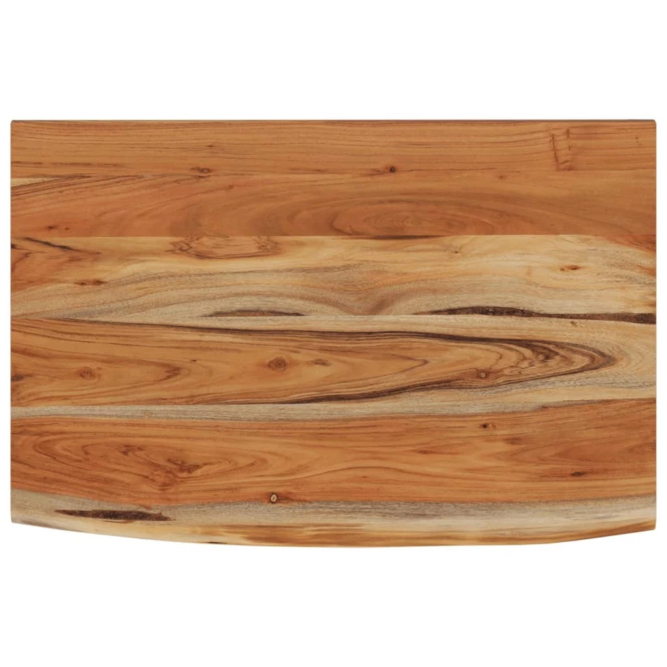 Wall Shelf Natural Wood Solid Acacia Wood 23.6x15.7x1.0 in vidaXL - Image 1 of 1
