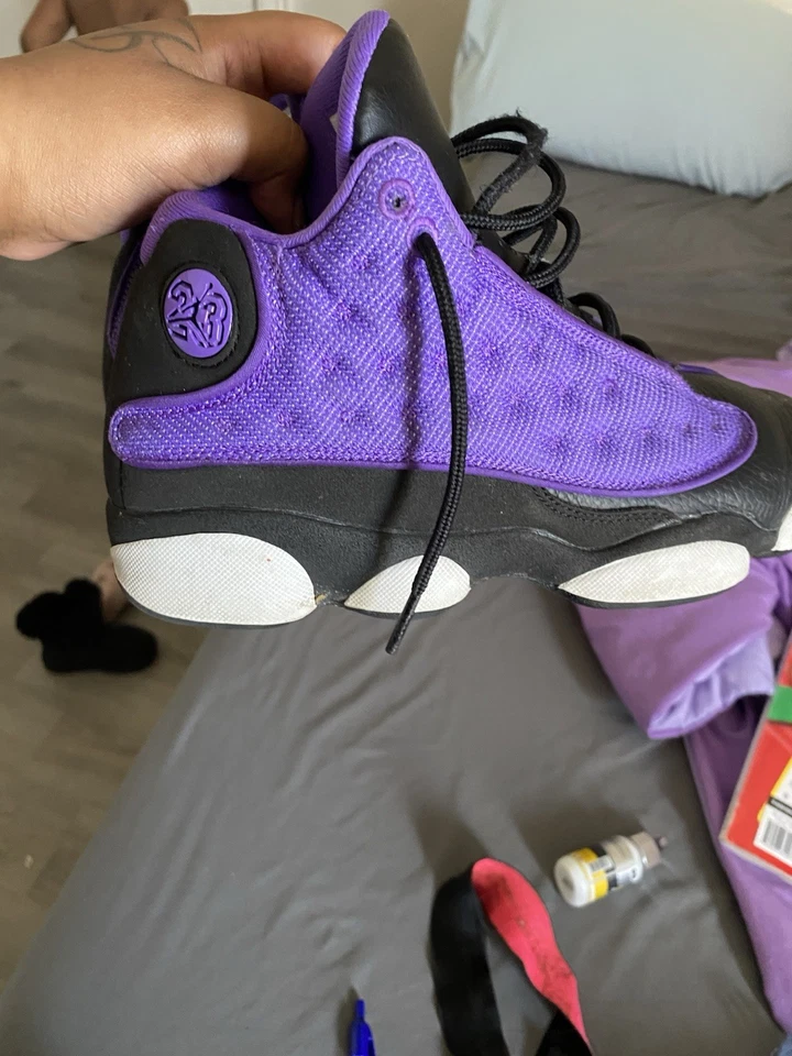 Размер 6,5 (PS) - Jordan 13 ретро средний фиолетовый Venom 2023 - Изображение 1 из 3