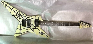 ESP Random Star Custom Spider Web Graphic Explorer Vintage Rare Guitar MIJ Japan - Picture 1 of 9