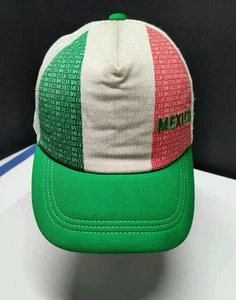 MEXICO FIFA WORLD CUP Brasil Trucker Cap Snapback Football Soccer Hat Adidas NWT - Picture 1 of 7